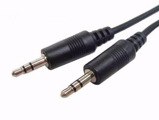 Calrad 55-897-6 Stereo Mini Cable w/ 3.5mm Plugs, 6'