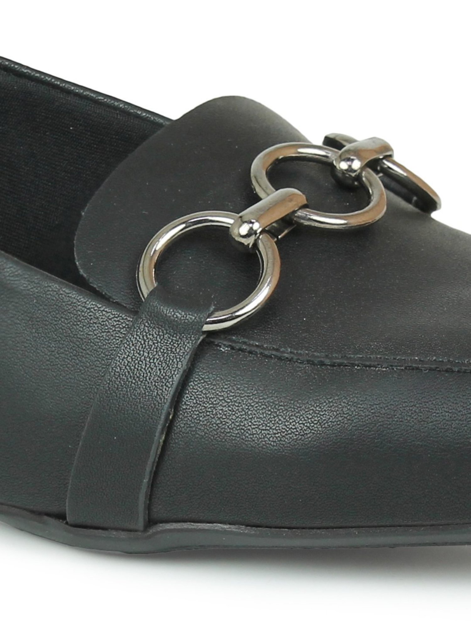 Inc.5 Women's Black Formal Loafers