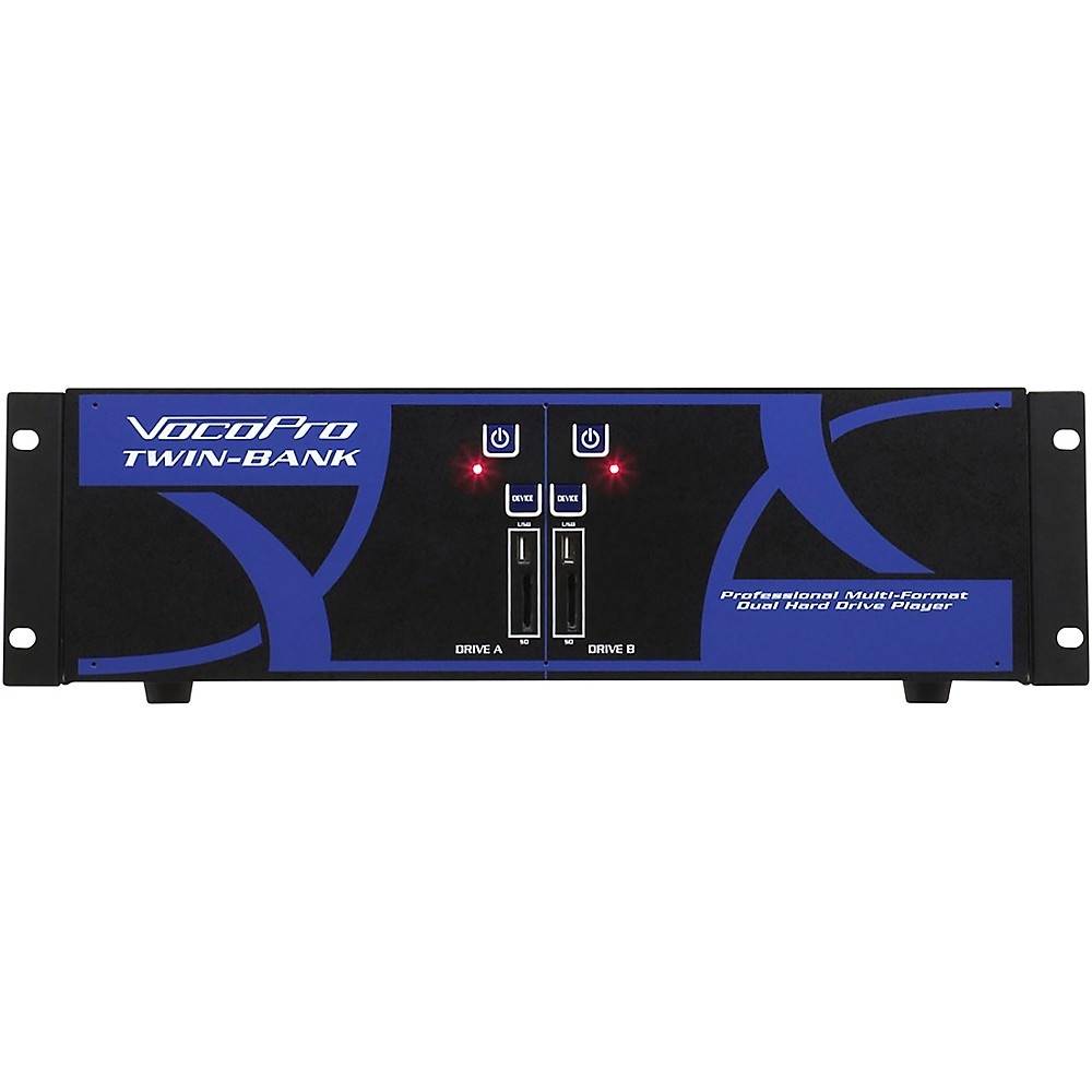 VocoPro TWIN-BANK PLUS Digital DJ Karaoke Installation System