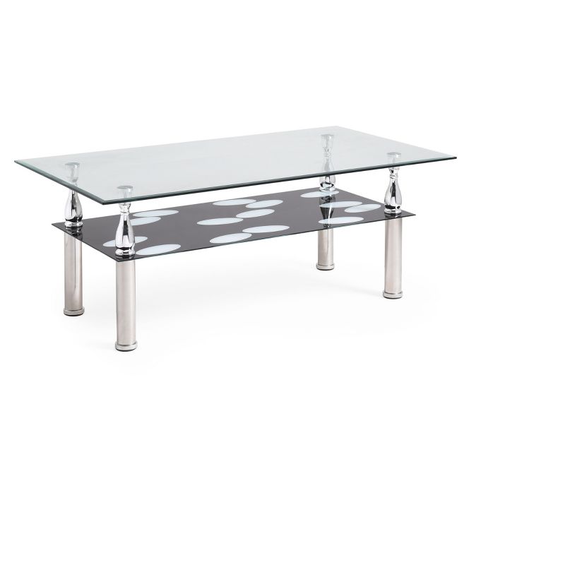 Coffee Table Clear - Hodedah Import