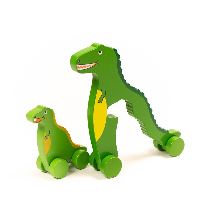 Big and Little Push/Pull T-Rex Toddler Toy