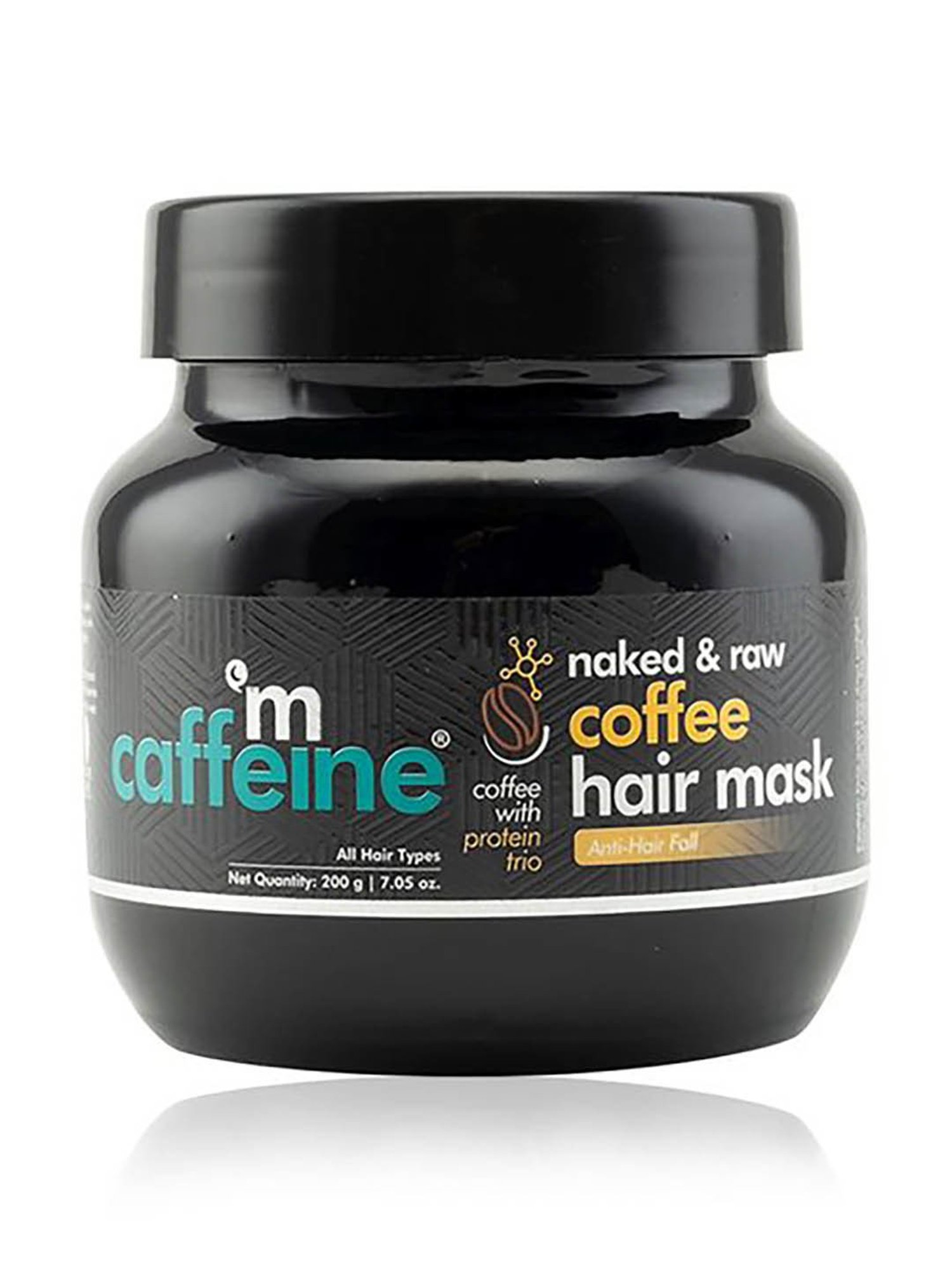 mCaffeine Naked & Raw Coffee Hair Mask - 200 gm