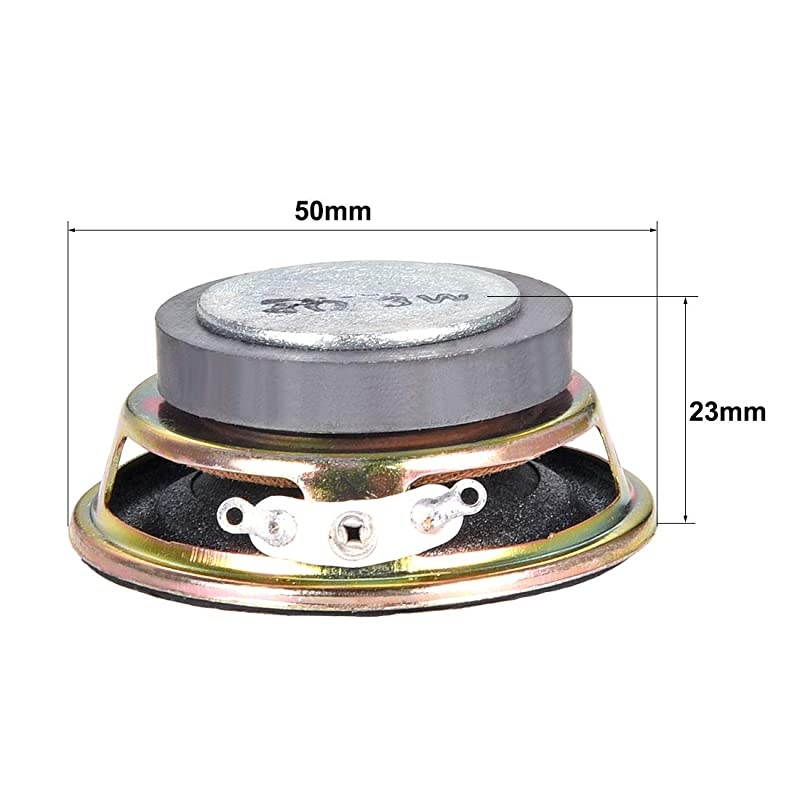 3W 4 Ohm DIY Speaker 50mm Round-Shape Replacement Loudspeaker