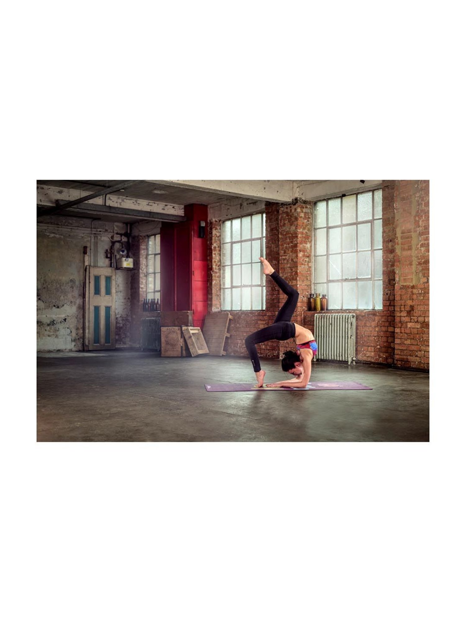 Reebok Purple HDPVC Double Sided Yoga Mat (4 mm)