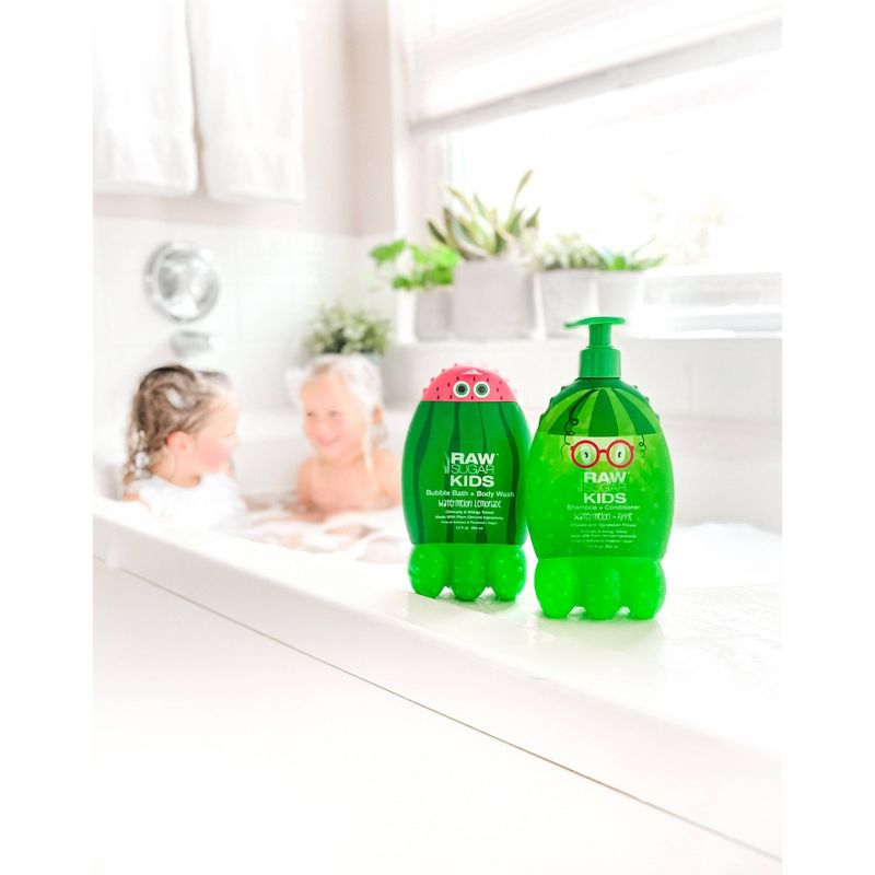 Raw Sugar Kids Bubble Bath + Body Wash Watermelon Lemonade - 12 fl oz