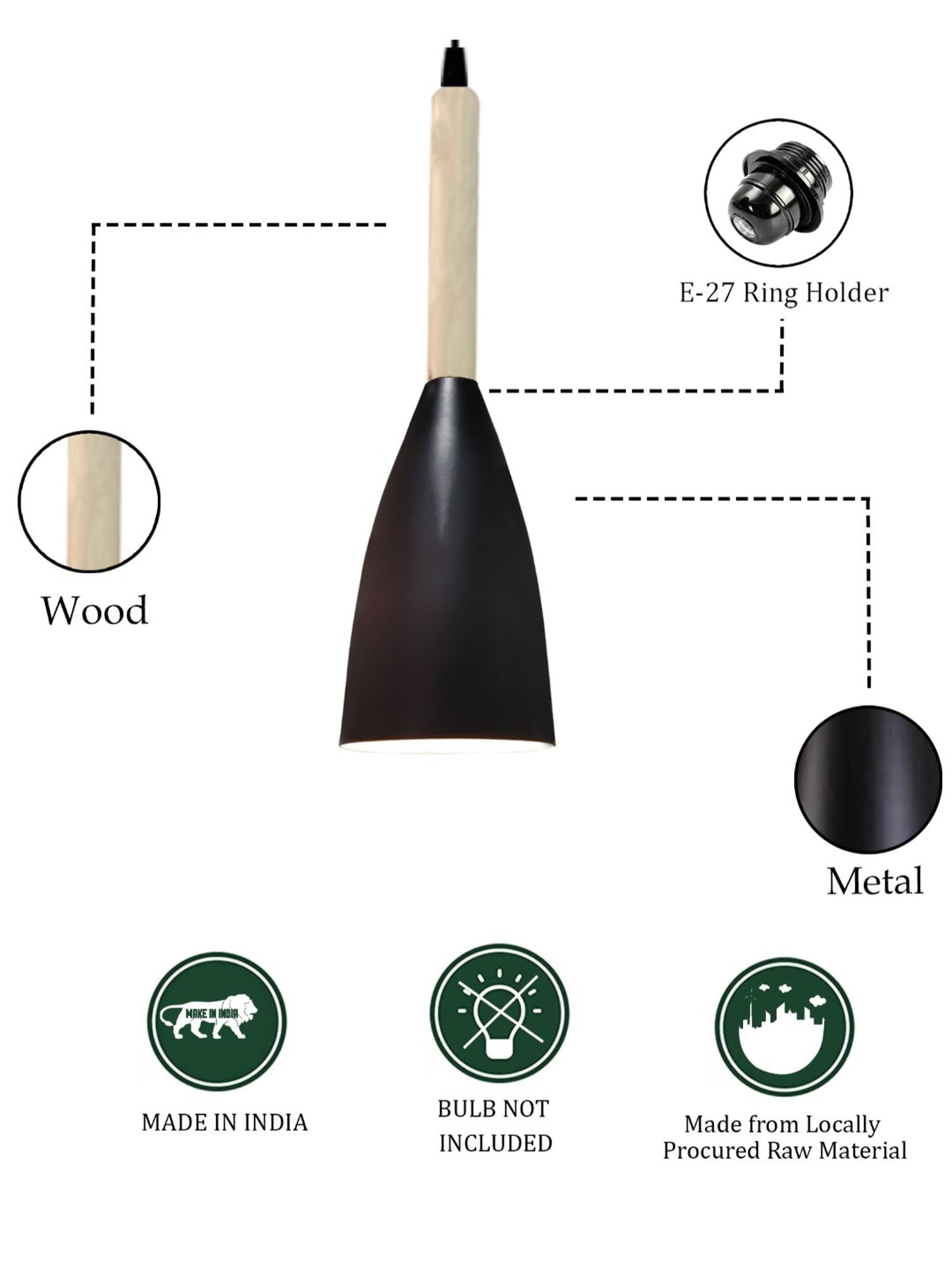 Large Rectangle Natural Lampshade Linen - Project 62™