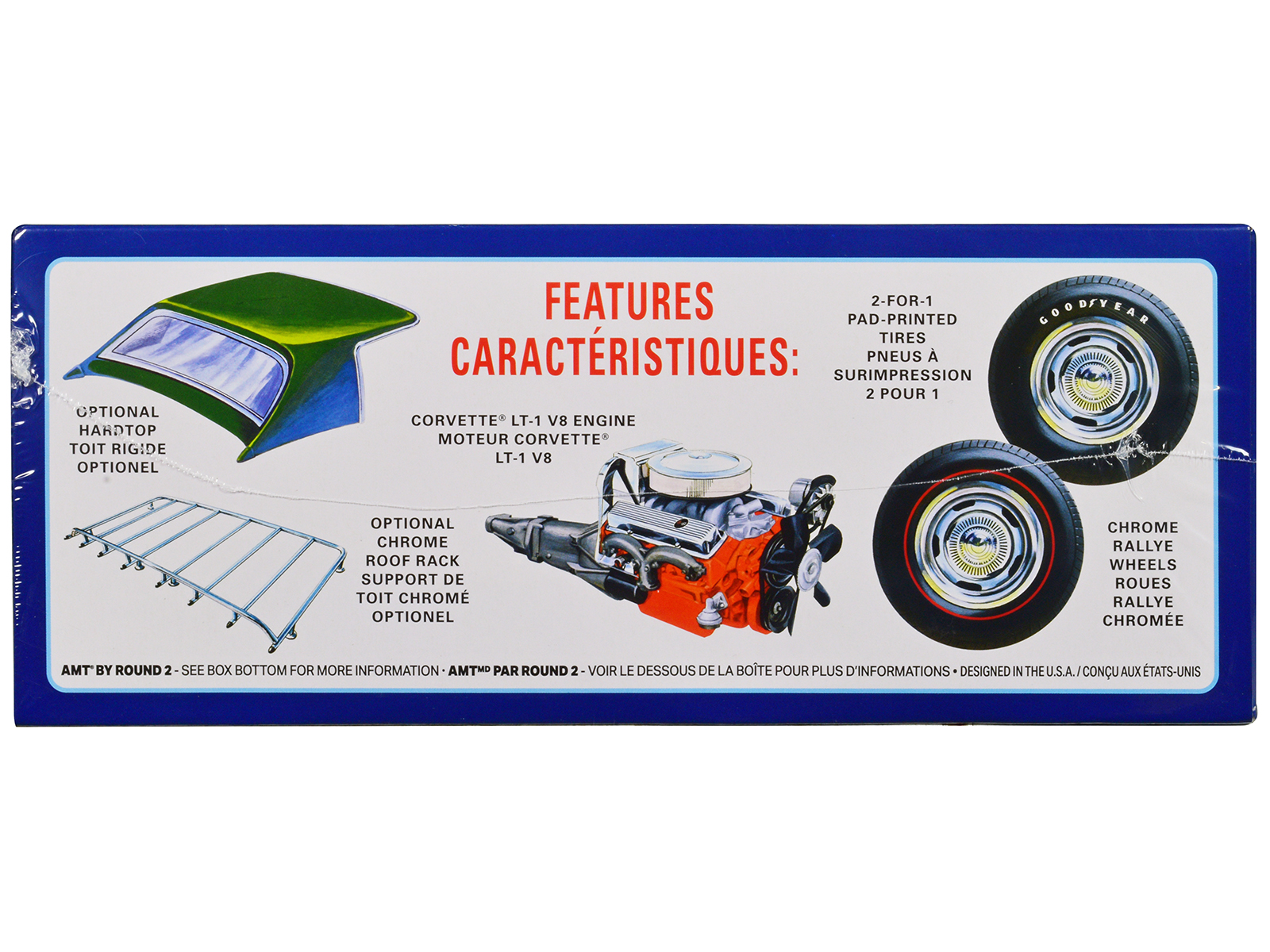 Skill 2 Model Kit 1960 Chevrolet Corvette 7-in-1 Kit 1/25 Scale Model by MPC