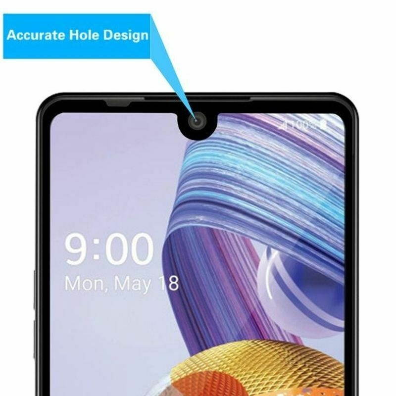 Full Coverage Tempered Glass LCD Screen Protector Film Cover For LG Stylo 6