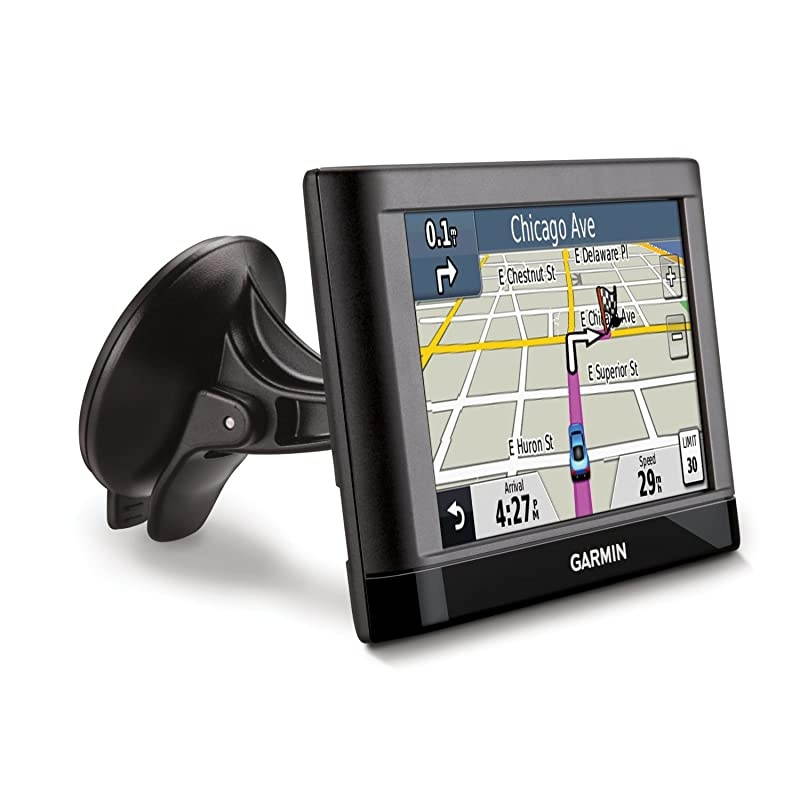 Nuvi 55LM 5" Touchscreen Car Sat Navigation GPS w/Lifetime Maps 0119-801 (Renewed)