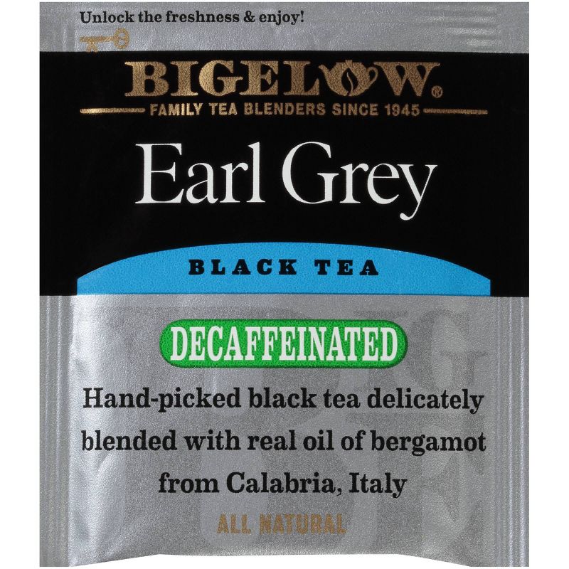 Bigelow Earl Gray Black Tea Bags Decaffeinated - 20ct