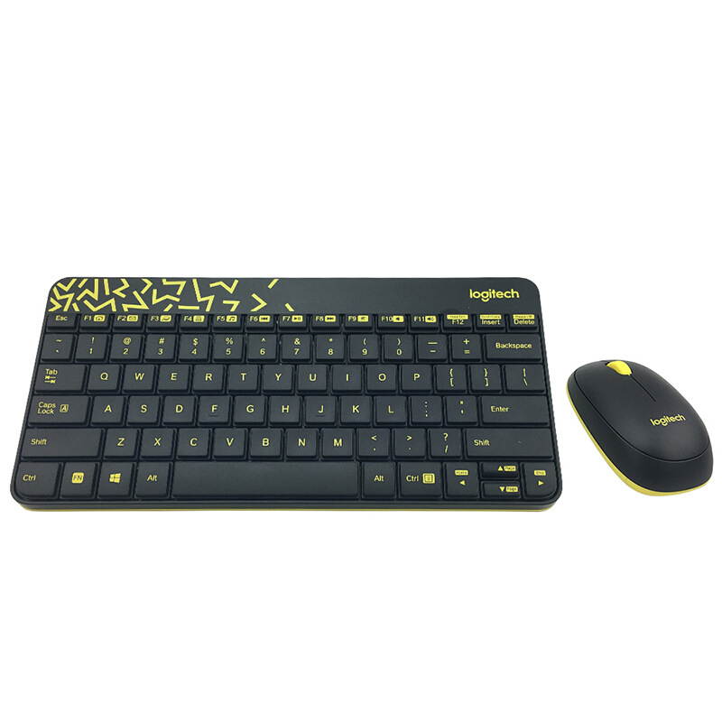 Logitech MK240 Nano Wireless Bluetooth White Keyboard and Mouse Set Slim Office Keyboard