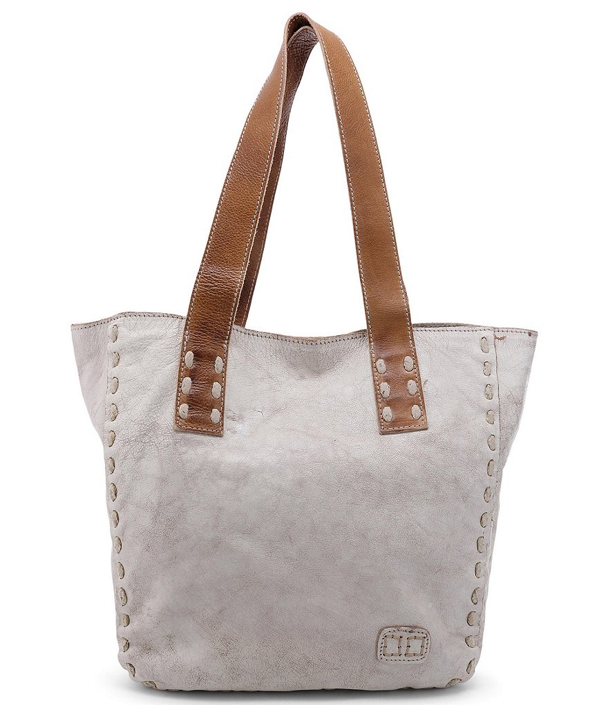 Bed Stu Stevie Leather Pick Stitch Tote Bag
