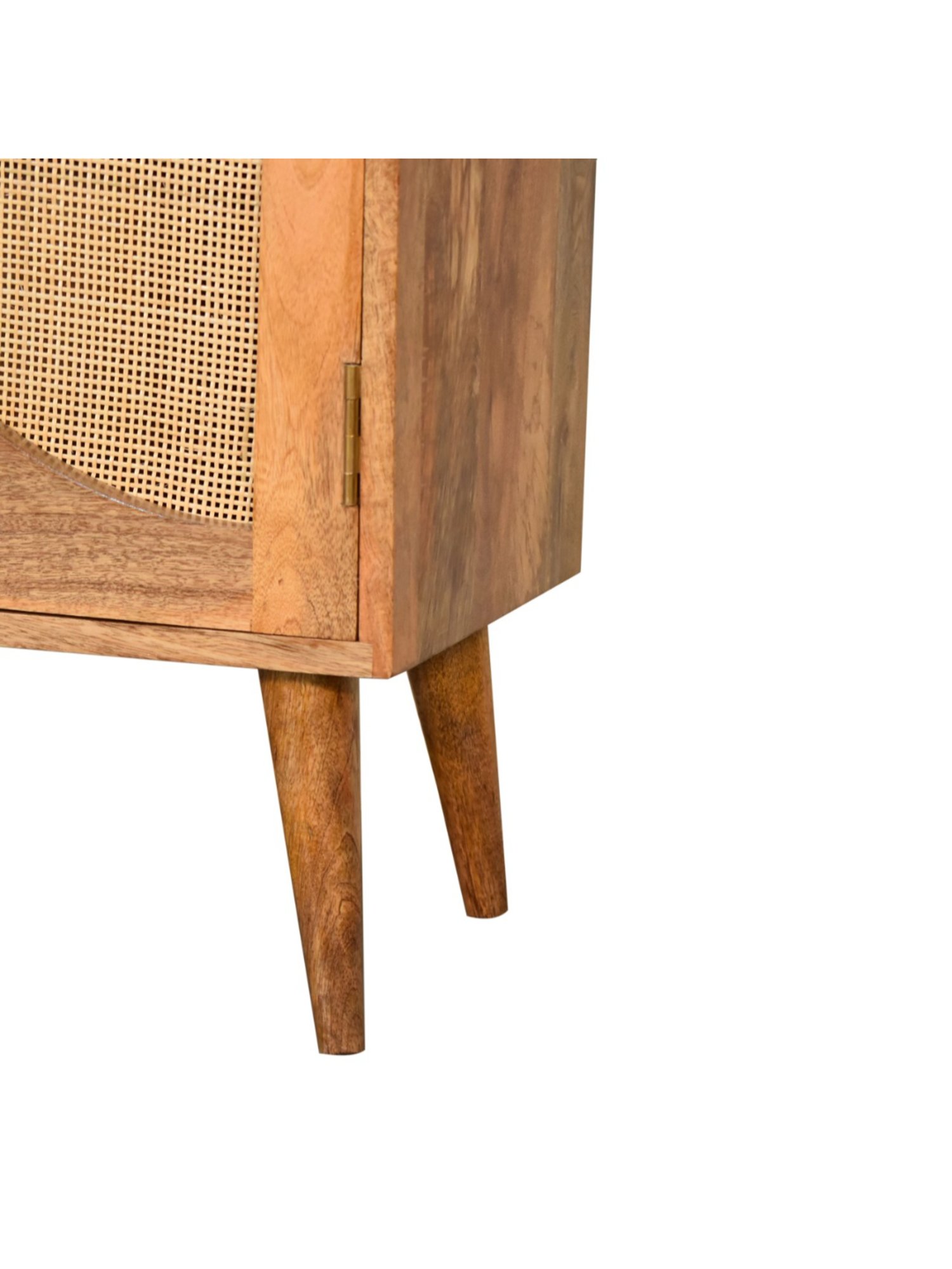 Artisan Furniture Close-knit Leaf Brown Wood Cabinet