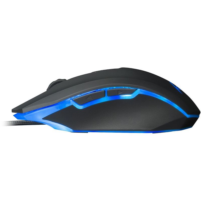 Adesso Multi-Color 7-Button Programmable Gaming Mouse - Multicolor - 7 Button(s)