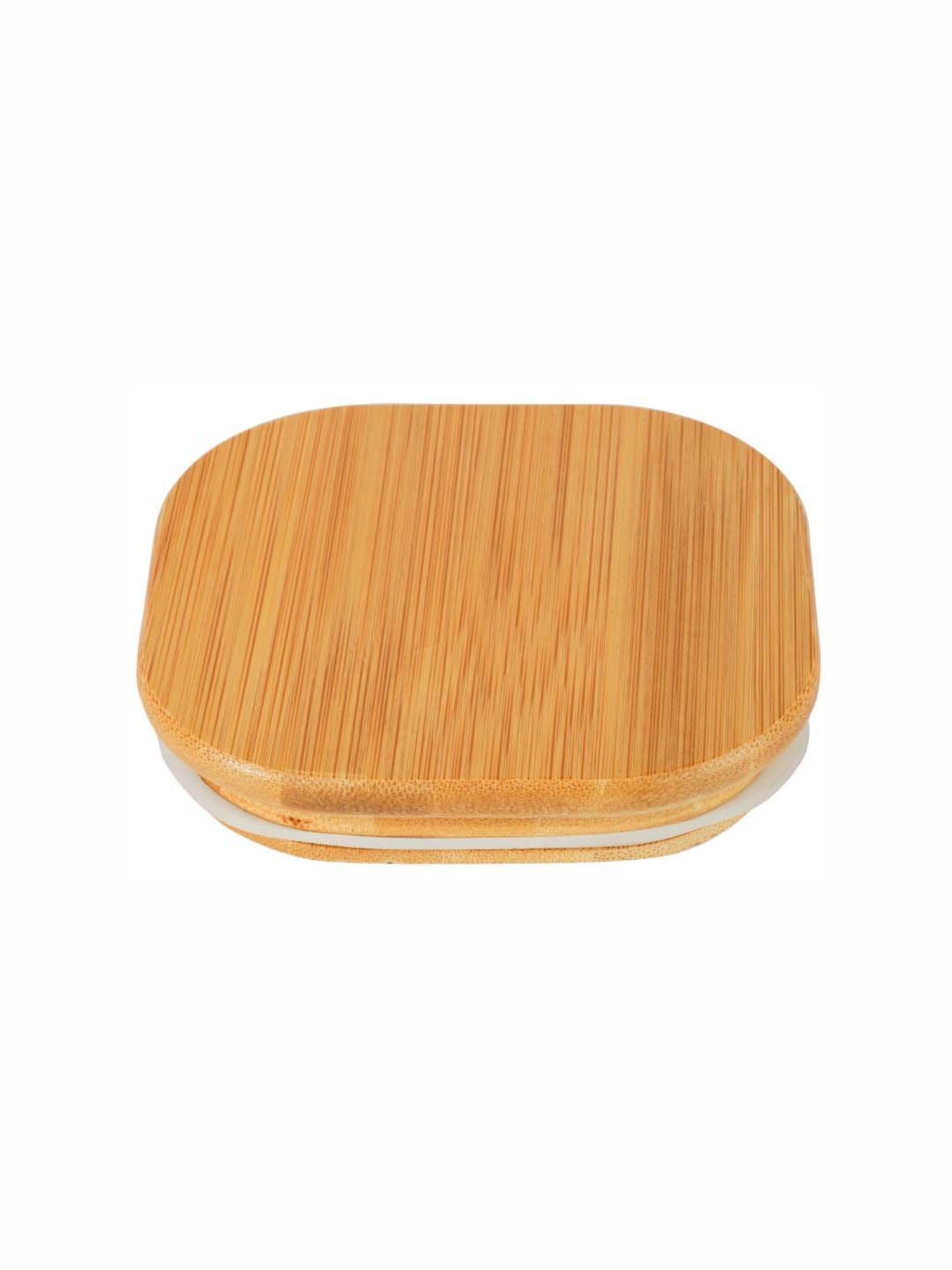 Goodhomes Tranparent & Brown Glass 9.7 cm Jar - Set of 2