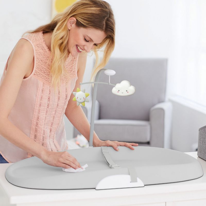 Skip Hop Wipe Clean Changing Pad - Light Gray