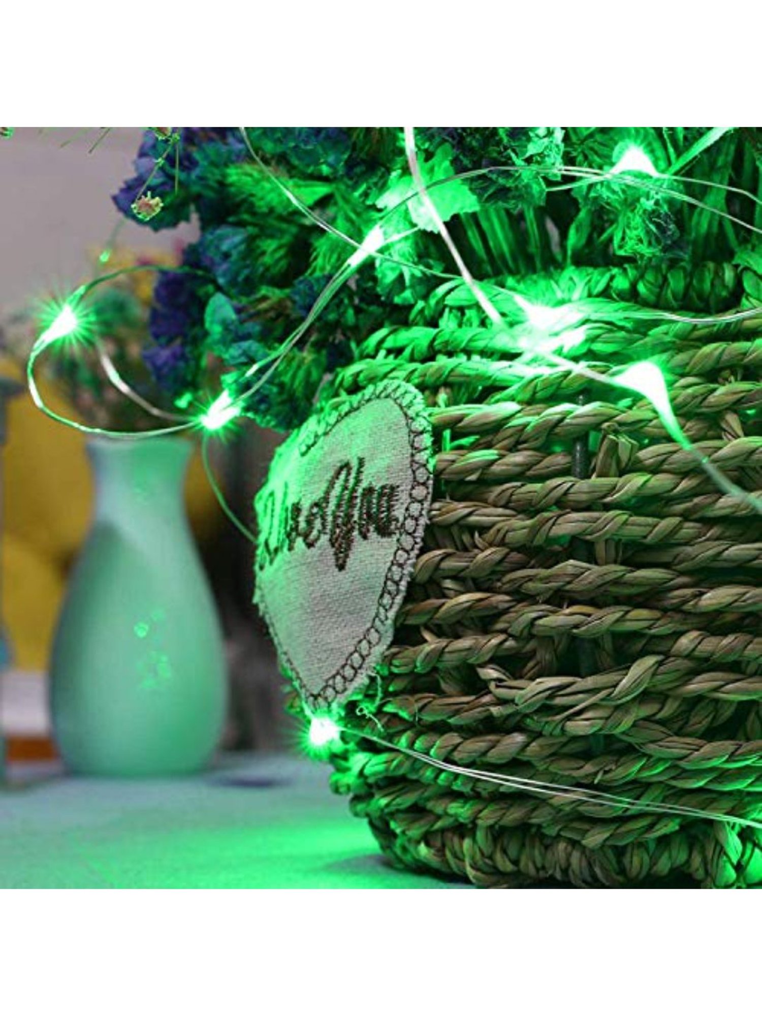 XERGY Multi Color 2 Meter 20 Led s Fairy String Lights Battery Operated String Light , Pack of 8