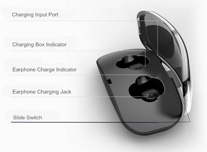KuWfi X18 Mini bluetooth earphones TWS true wireless stereo earbuds with charging box