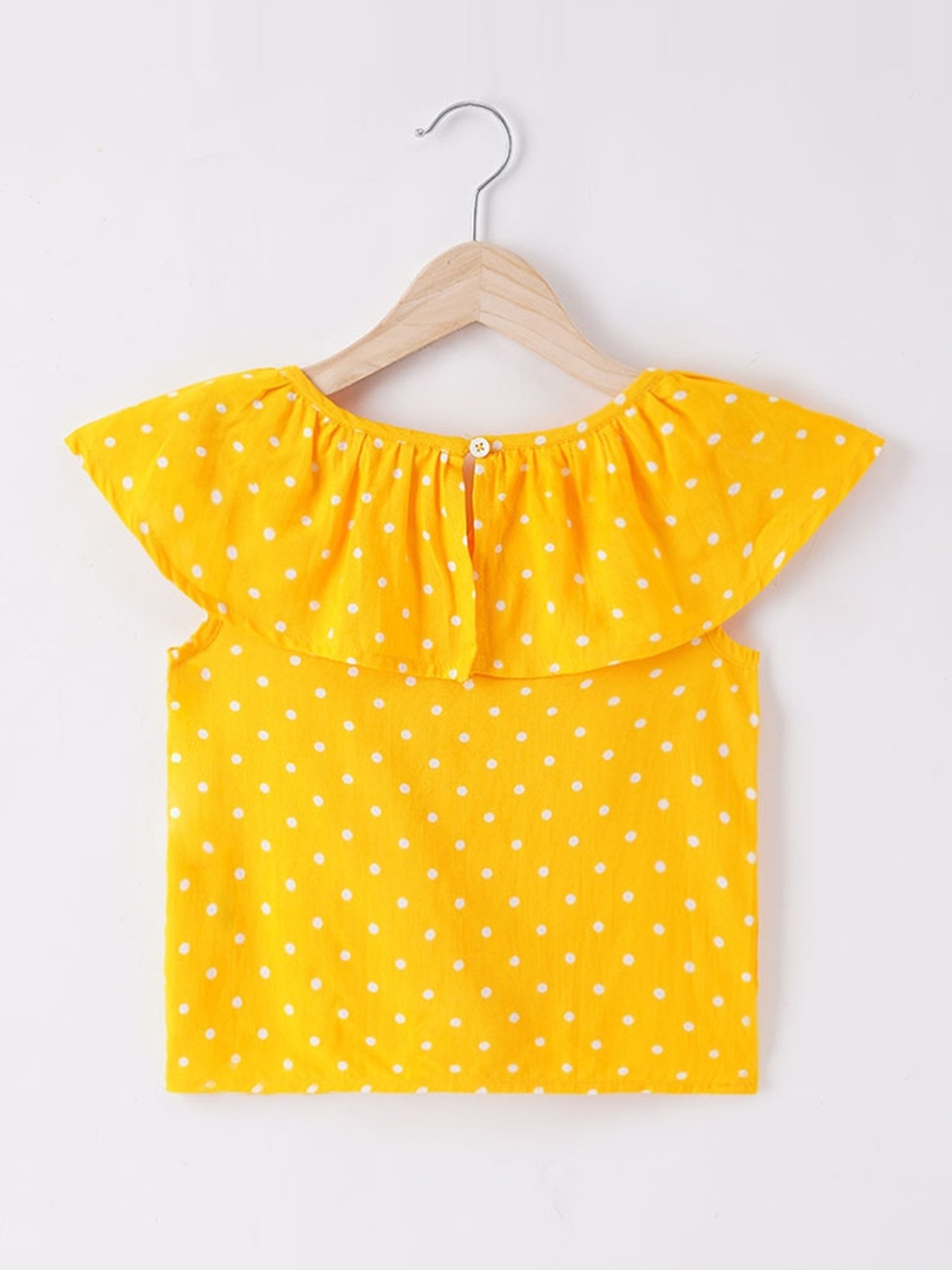 Ed-a-Mamma Kids Yellow Printed Top