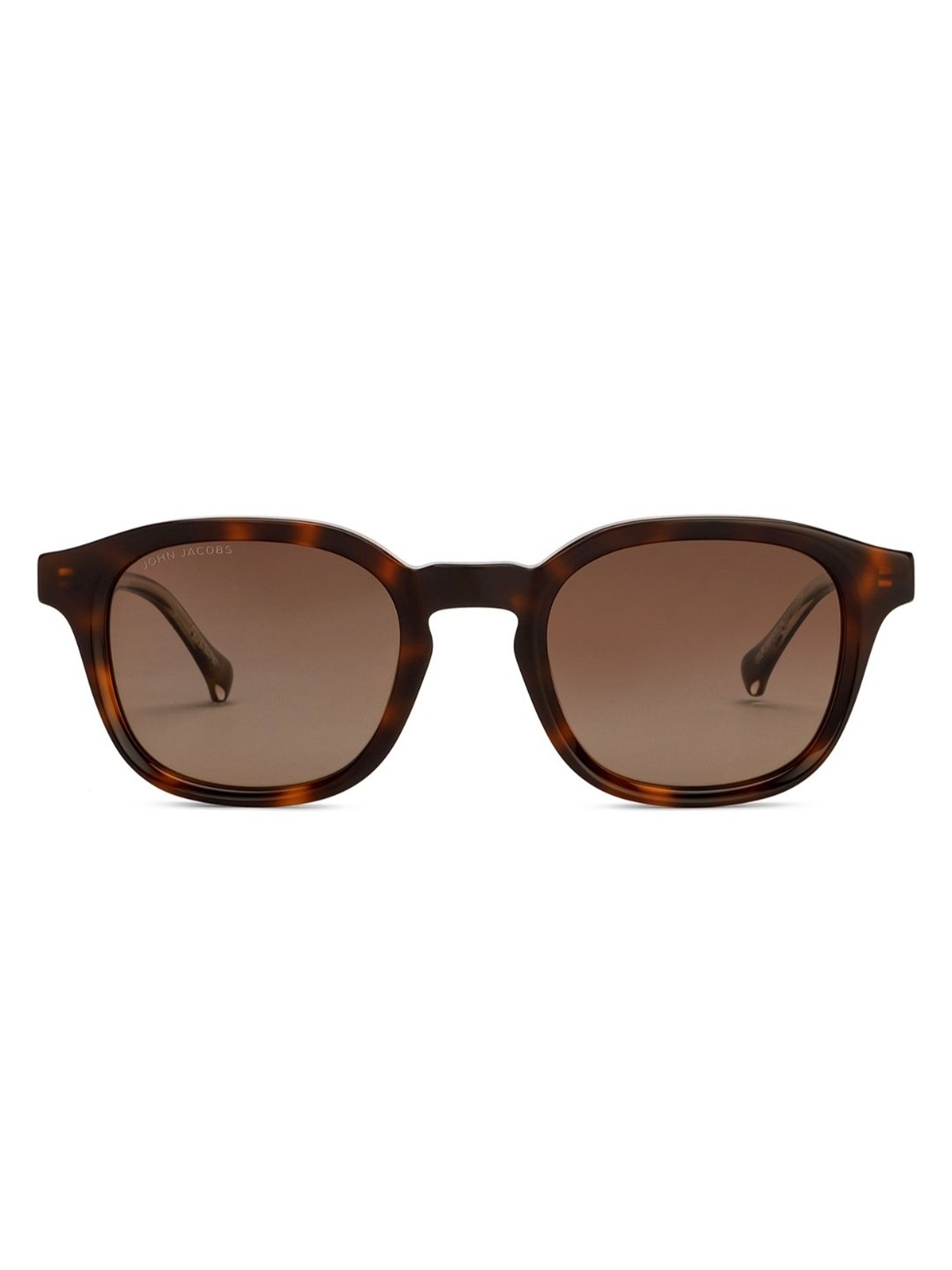 John Jacobs Brown Wayfarer Unisex Sunglasses