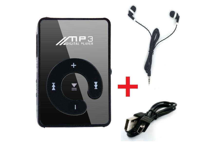 Mirror Portable MP3 Player Mini Clip Waterproof Sport Music Player Walkman Lettore