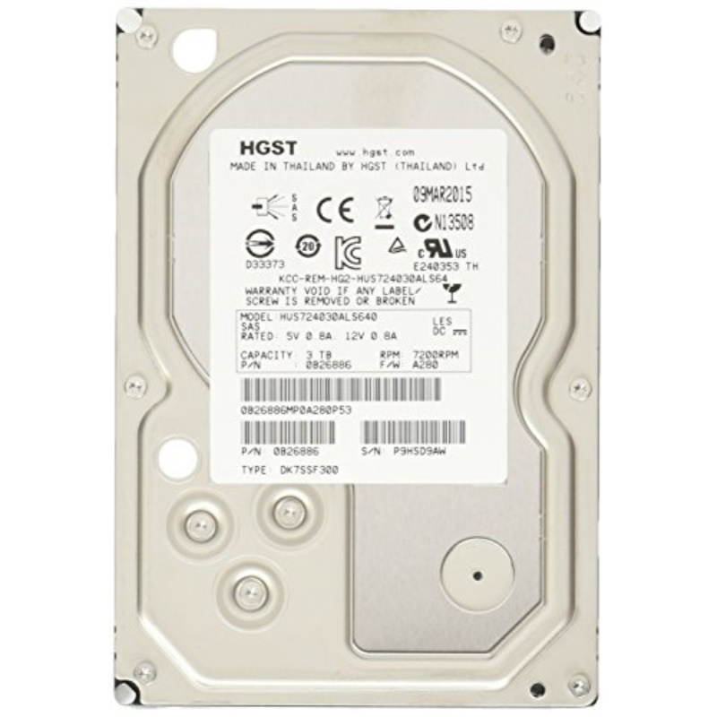 hgst ultrastar 7k4000 hus724030als640 hard drive  internal 0b26886