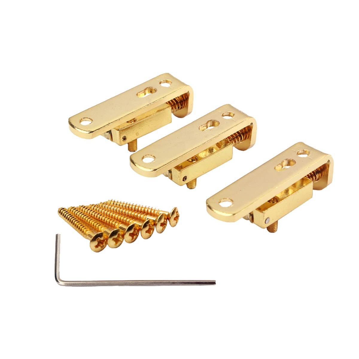 Guitar Parts Guitar Bridge for Bass Guitar (Golden)