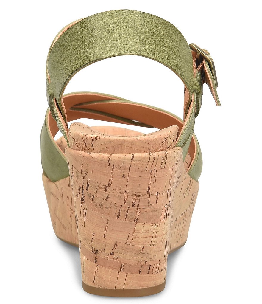Kork-Ease Ava 2.0 Leather Cork Wedge Platform Sandals