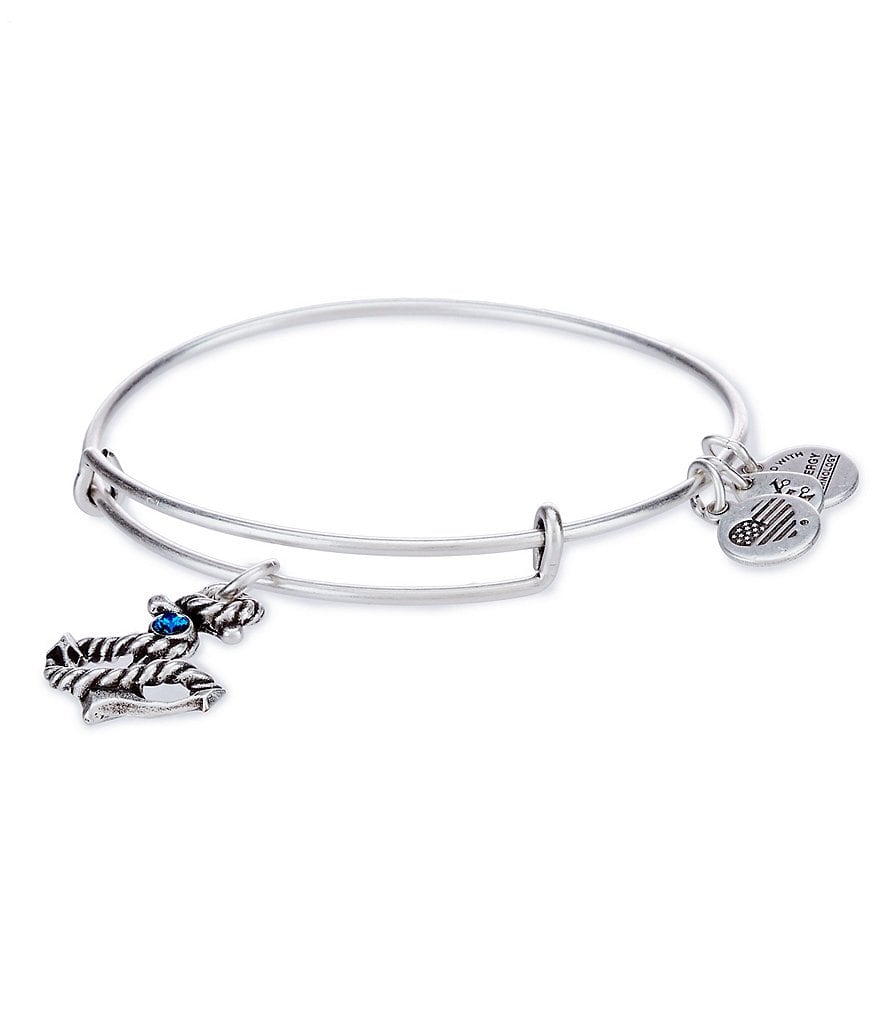 Alex and Ani Anchor Charm Bangle Bracelet
