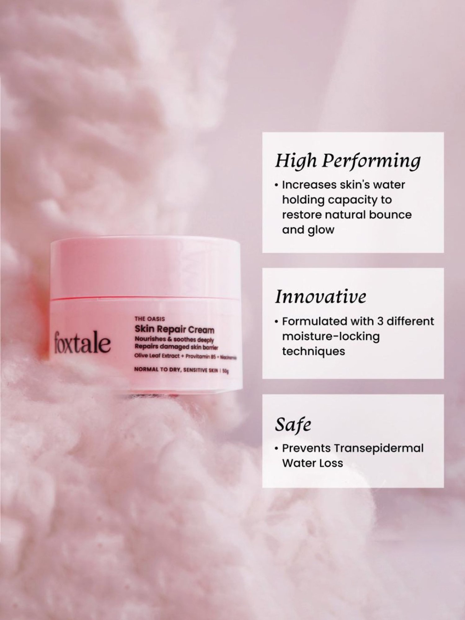 Foxtale The Oasis Skin Repair Cream - 50 gm