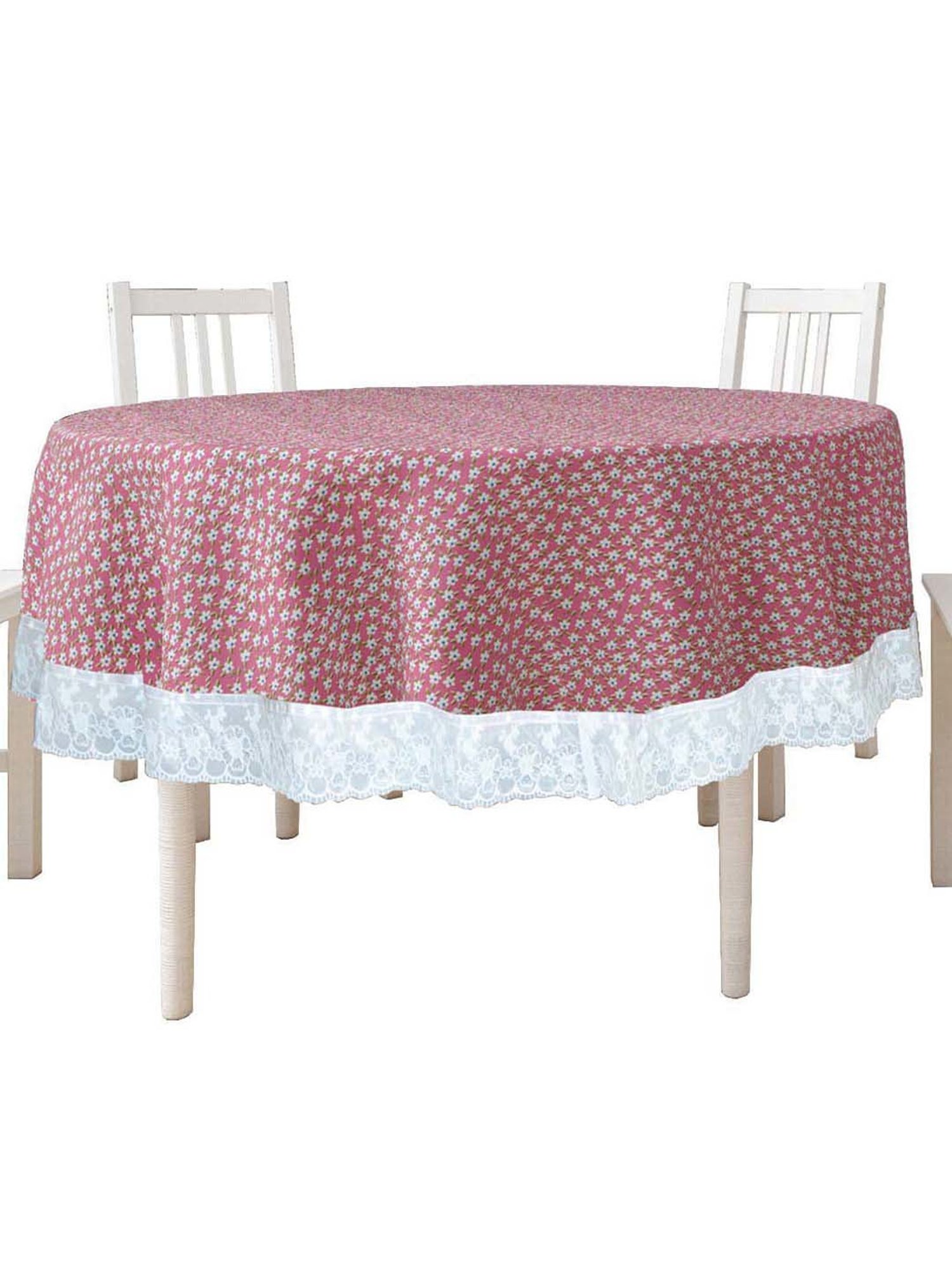 Bianca Classic Clear Pink Pvc 4 Seater Table Cloth