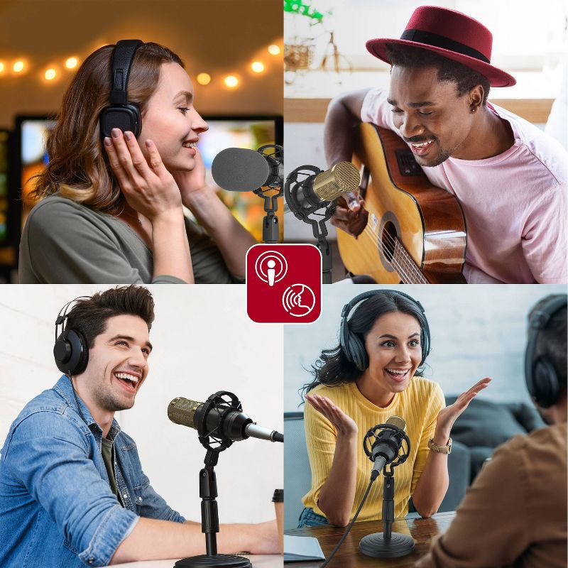 Tzumi ONAIR: Reverb Pro Condenser Microphone - Black