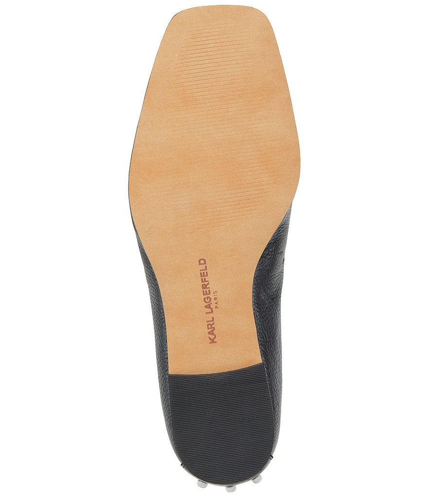 Jack Rogers Blair Pointed Toe Bow Leather Flats