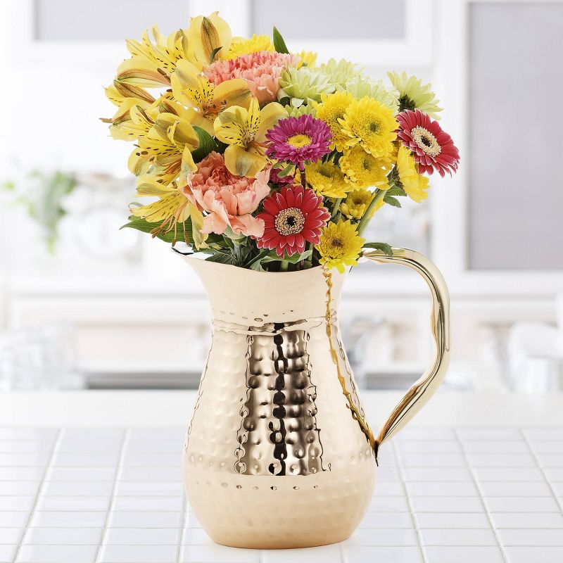 Old Dutch 48oz Copper Hammered Beverage Pitcher