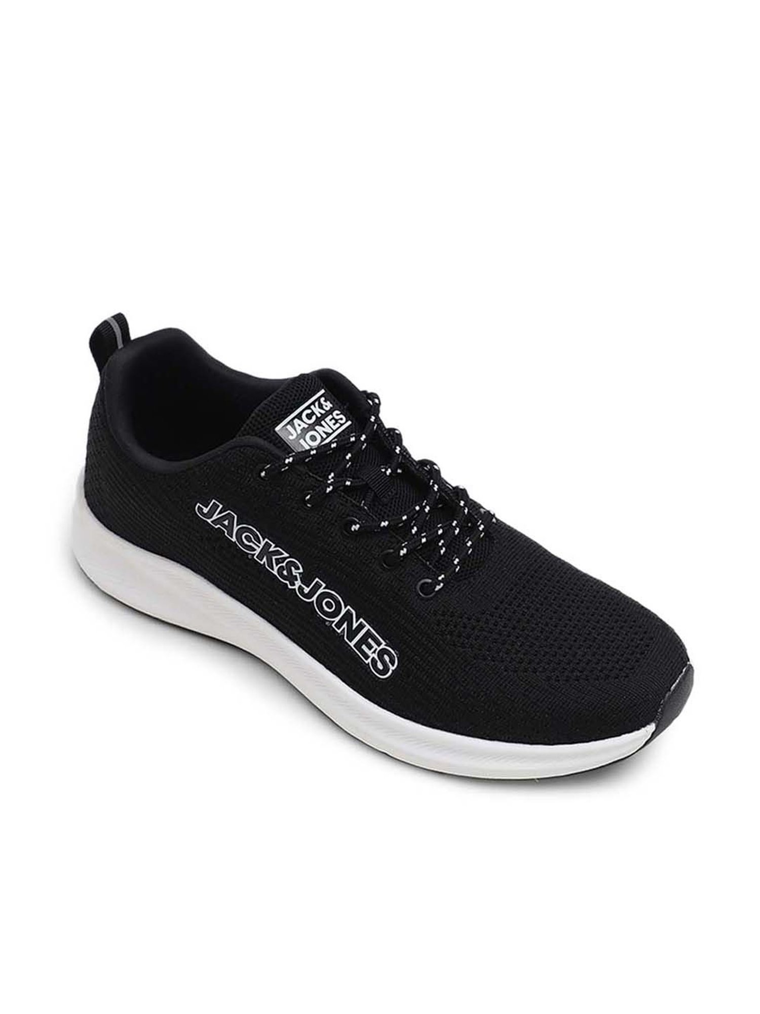 Jack & Jones Men's Jet Black Casual Sneakers