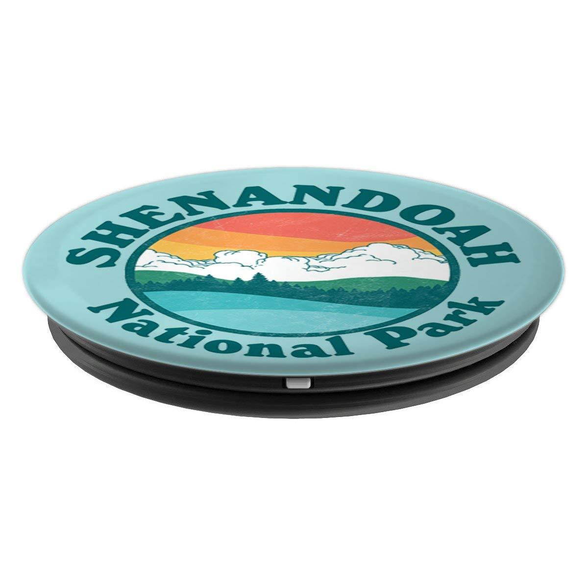 Vintage Shenandoah National Park Retro Mountains & Sky PopSockets Grip and Stand for Phones and Tablets