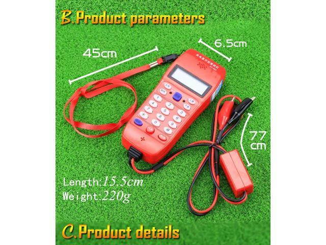 High Quality NF-866 Cable Tester Phone For Telephone Telecommunication,Check Phone DTMF Caller ID Auto Detection