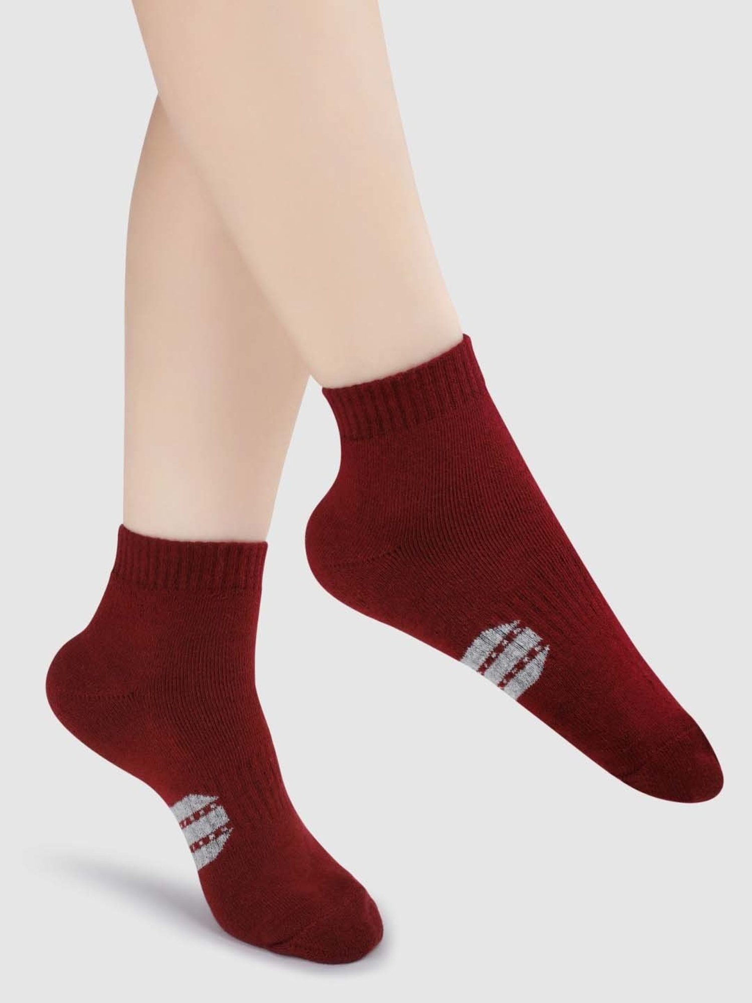 NEXT2SKIN Assorted Color Cotton Ankle Socks - Pack Of 6