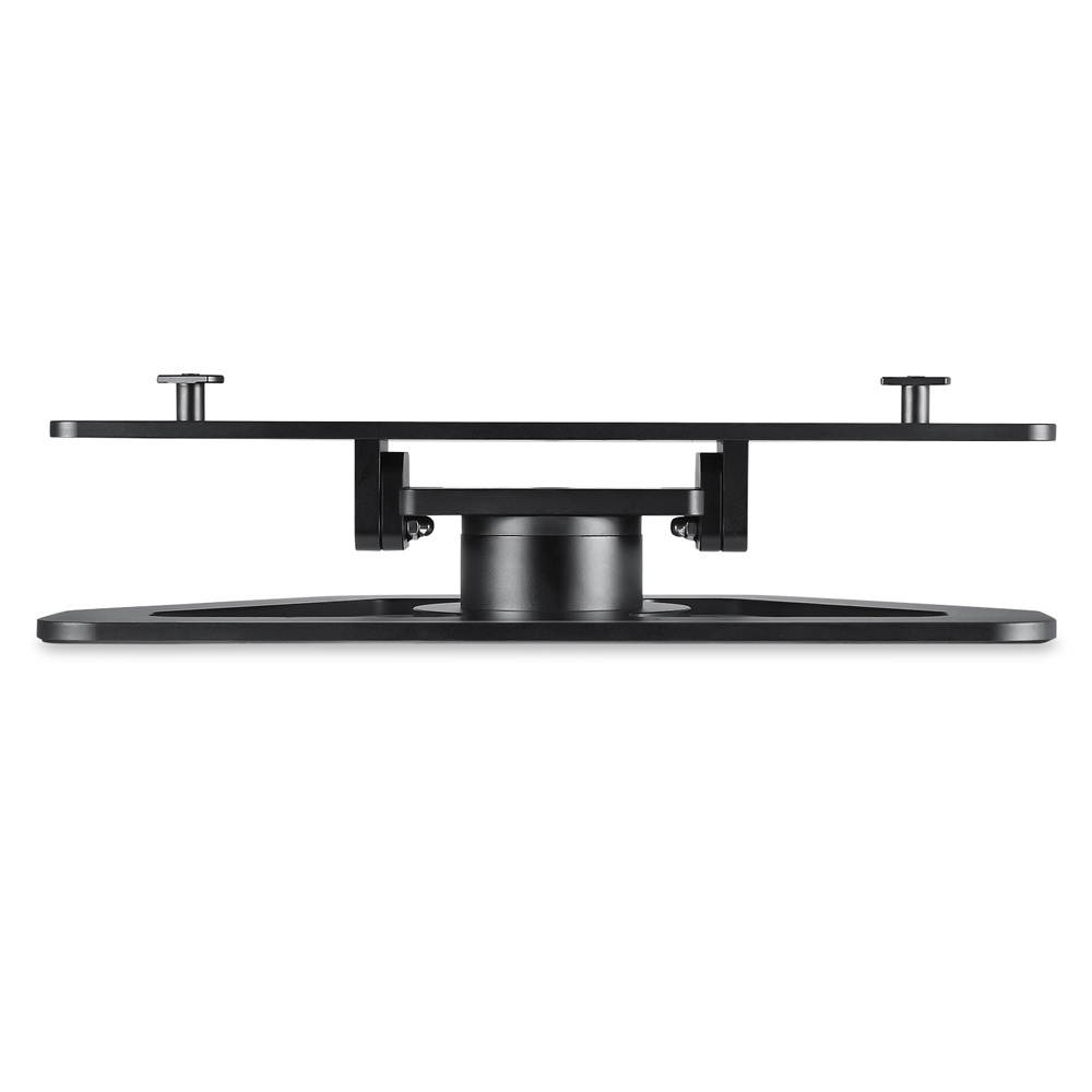 Speaker Stand for Echo Show 2nd Generation Aluminum Bracket for Amazon Echo Show 2nd Smart Speaker Horizontal 360 Rotation Tilt Stand with Precise Bearing Black