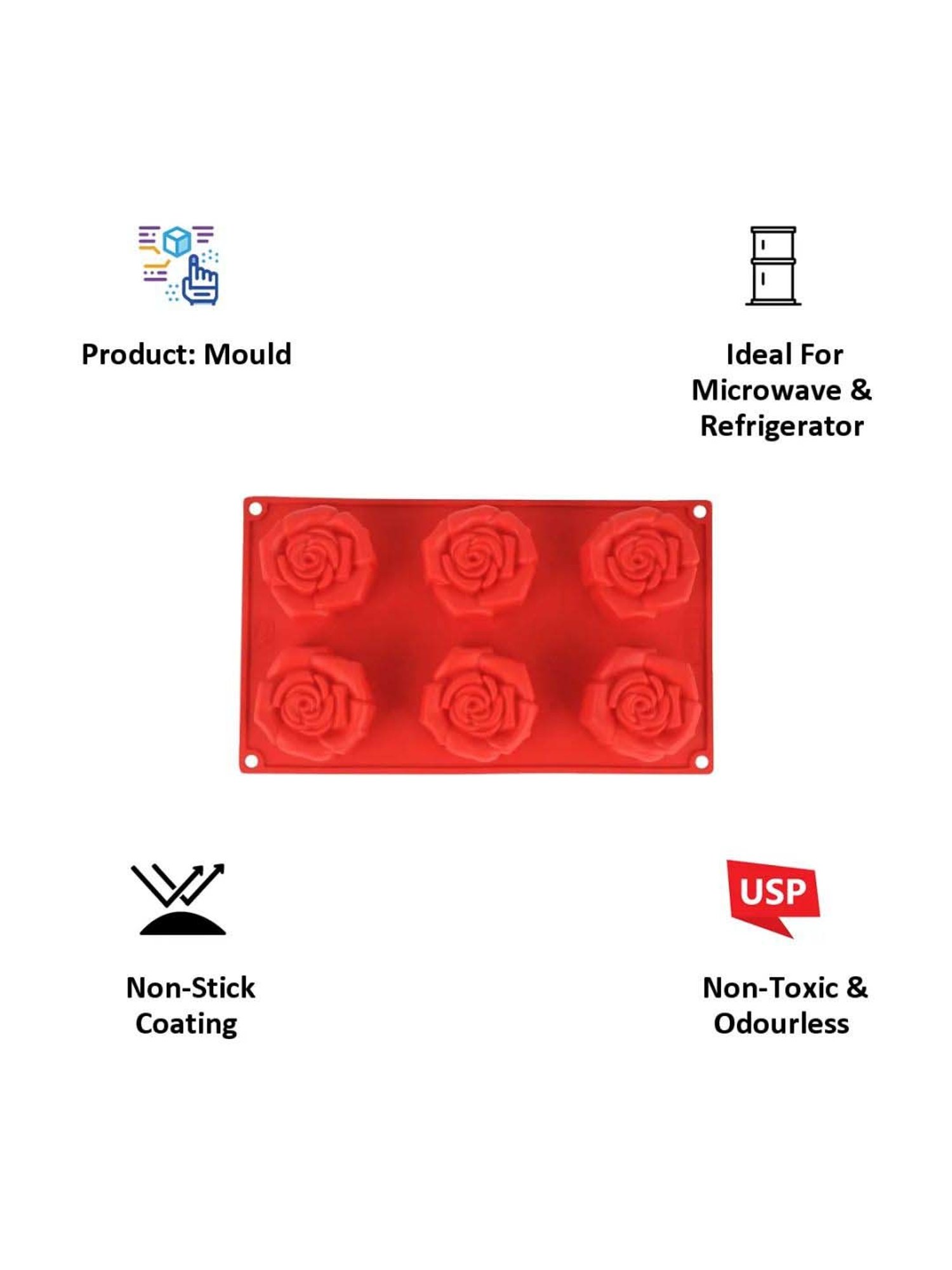 Zoku Multicolor Plastic Shark Ice Pop Mold (0.082 L)