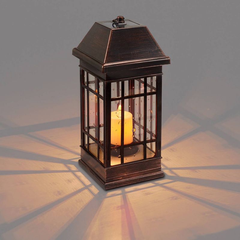 San Rafael II 15" LED Solar Mission Outdoor Lantern - Smart Living