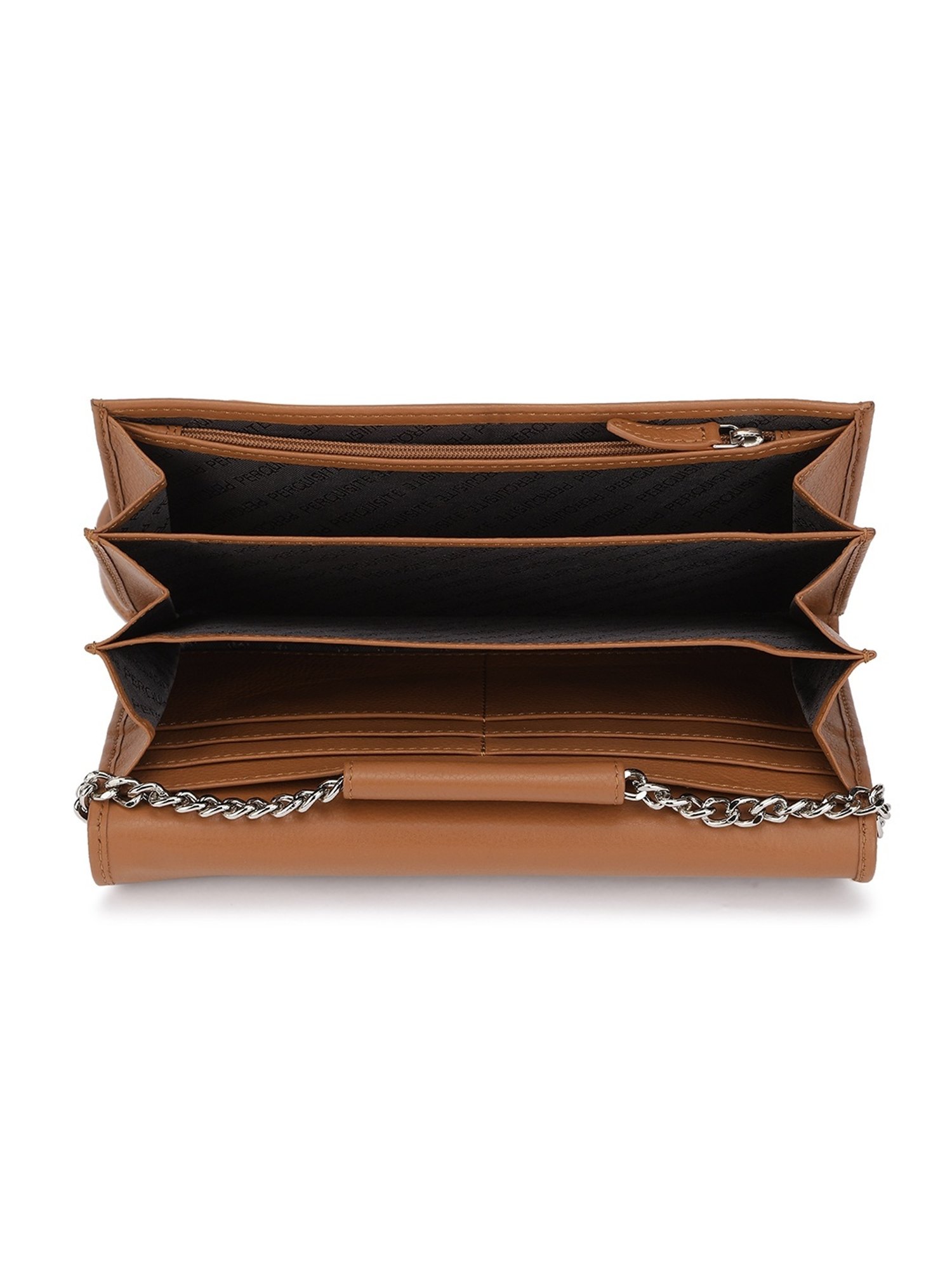 PERQUISITE KENDALL Brown Solid Wallet for women