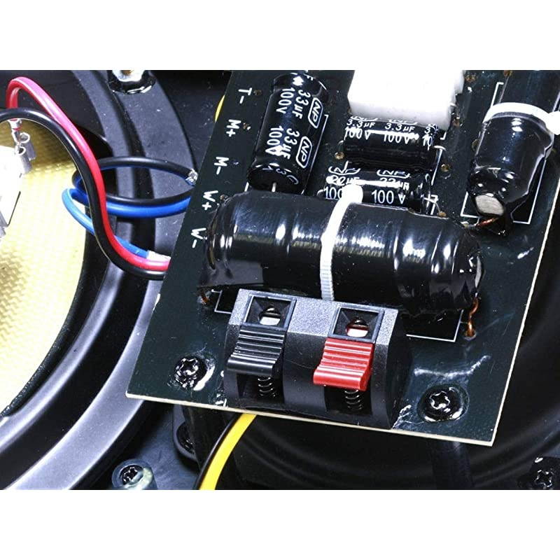 3-Way Fiber In-Wall Speakers - 8 Inch (Pair) With Removable And Paintable Grille - Caliber Series