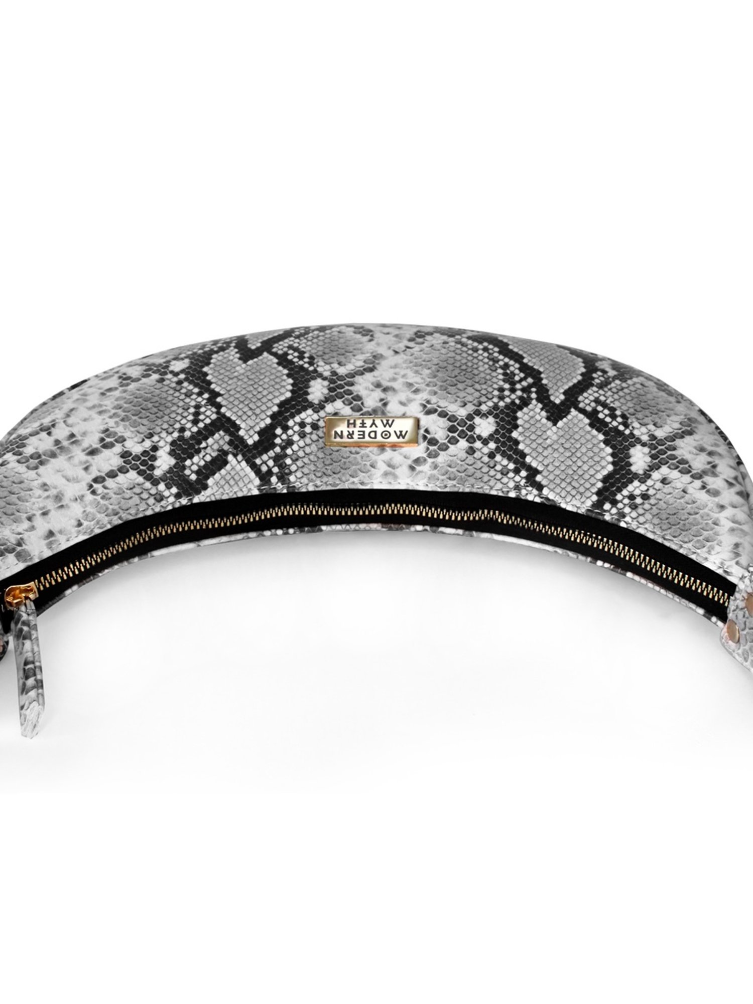 Modern Myth Grey  Animal Effect Medium Hobo Bag