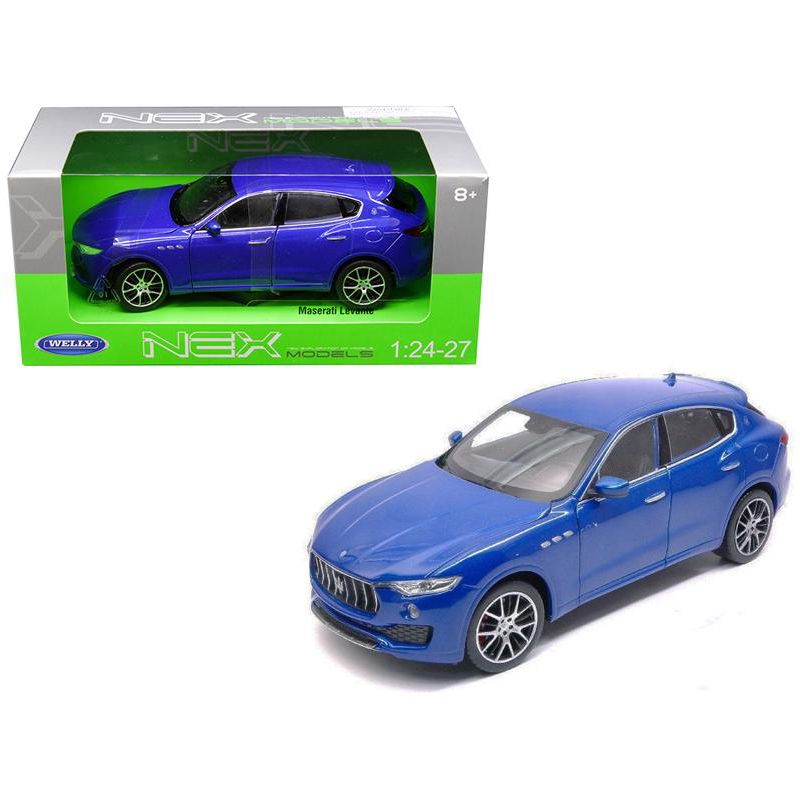 Maserati Levante Blue 1/24 - 1/27 Diecast Model Car by Welly