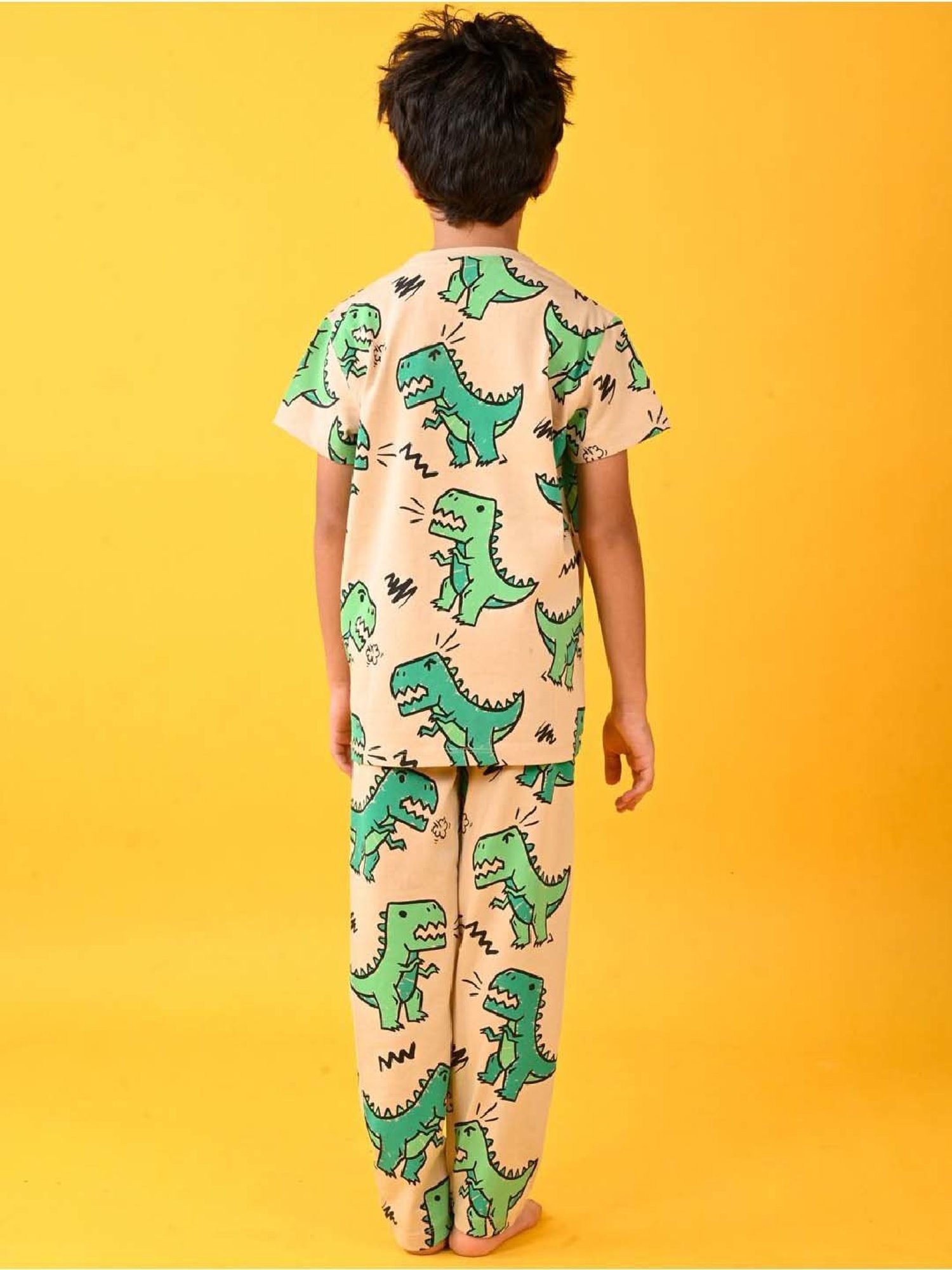 Nite Flite Boys Navy & Grey Born to Play Cricket Pyjama Set