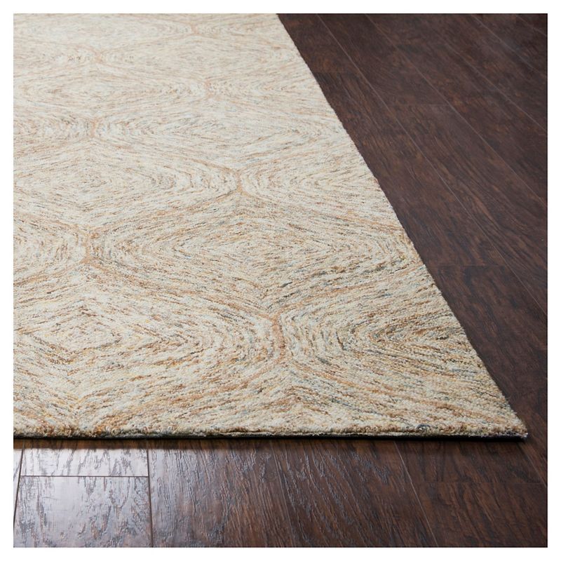 Light Toast Trellis Tufted Accent Rug 3'X5' - Rizzy Home