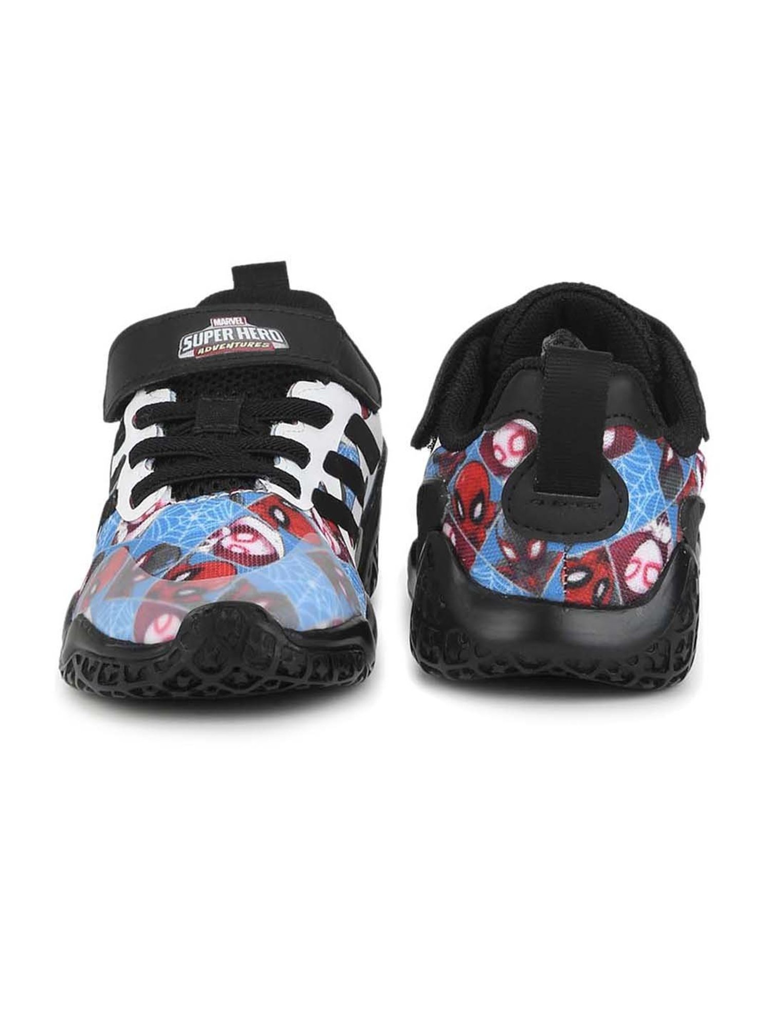 Asian Kids Core Black Running Shoes