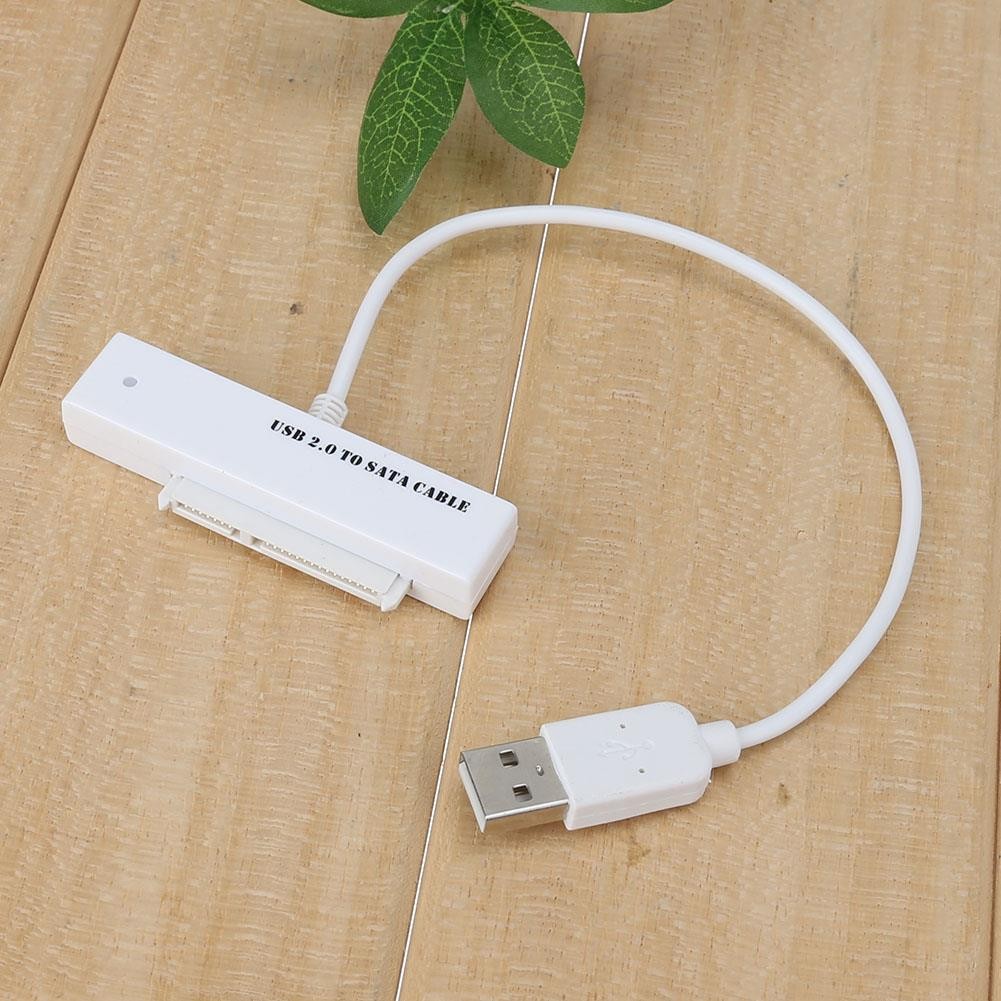480Mbps USB 2.0 to SATA 15+7 Pin Connector Adapter Cable for 2.5 inch SATA HDD Mobile Enclosure Notebook HDD Hard Drive