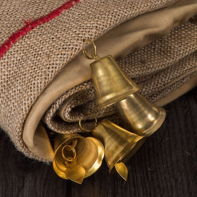 Saro Lifestyle Galvanized Christmas Tree Ring With Gold Rim